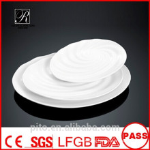 P&T ceramics factory porcelain plates, oval plates, fish plates